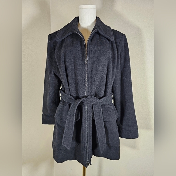 Talbots Jackets & Blazers - Talbots Petites Wool Cashmere Blend Winter Coat Size Medium